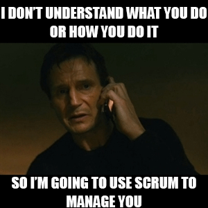 scrum taken meme